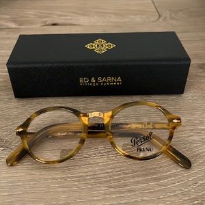 Vintage Persol Ratti Eyeglasses Light Brown Havana Tortoise
